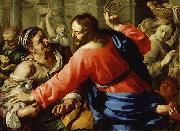 Bernardino Mei Christ Cleansing the Temple Germany oil painting artist